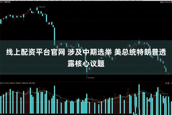线上配资平台官网 涉及中期选举 美总统特朗普透露核心议题