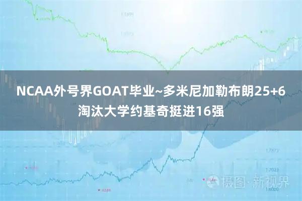 NCAA外号界GOAT毕业~多米尼加勒布朗25+6淘汰大学约基奇挺进16强