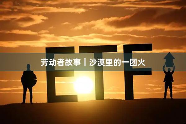 劳动者故事｜沙漠里的一团火