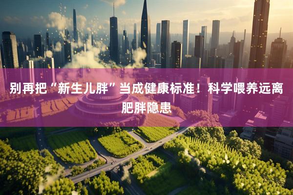 别再把“新生儿胖”当成健康标准！科学喂养远离肥胖隐患